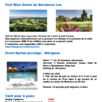 Programme Bordeaux Le Lac